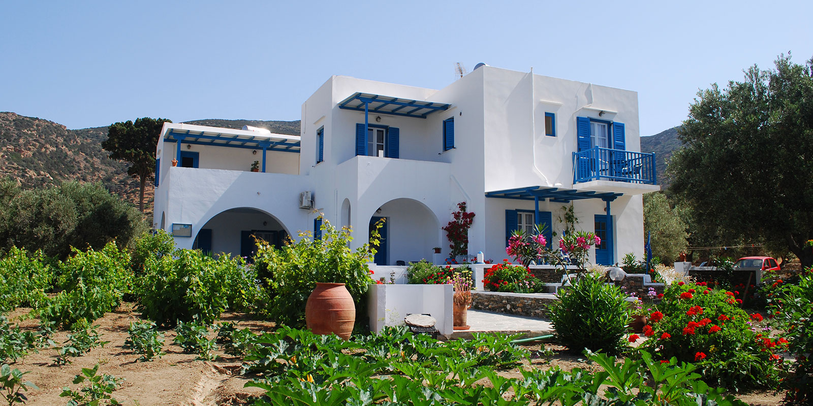 Δωμάτια Αρετή στη Σίφνο, στο Βαθύ